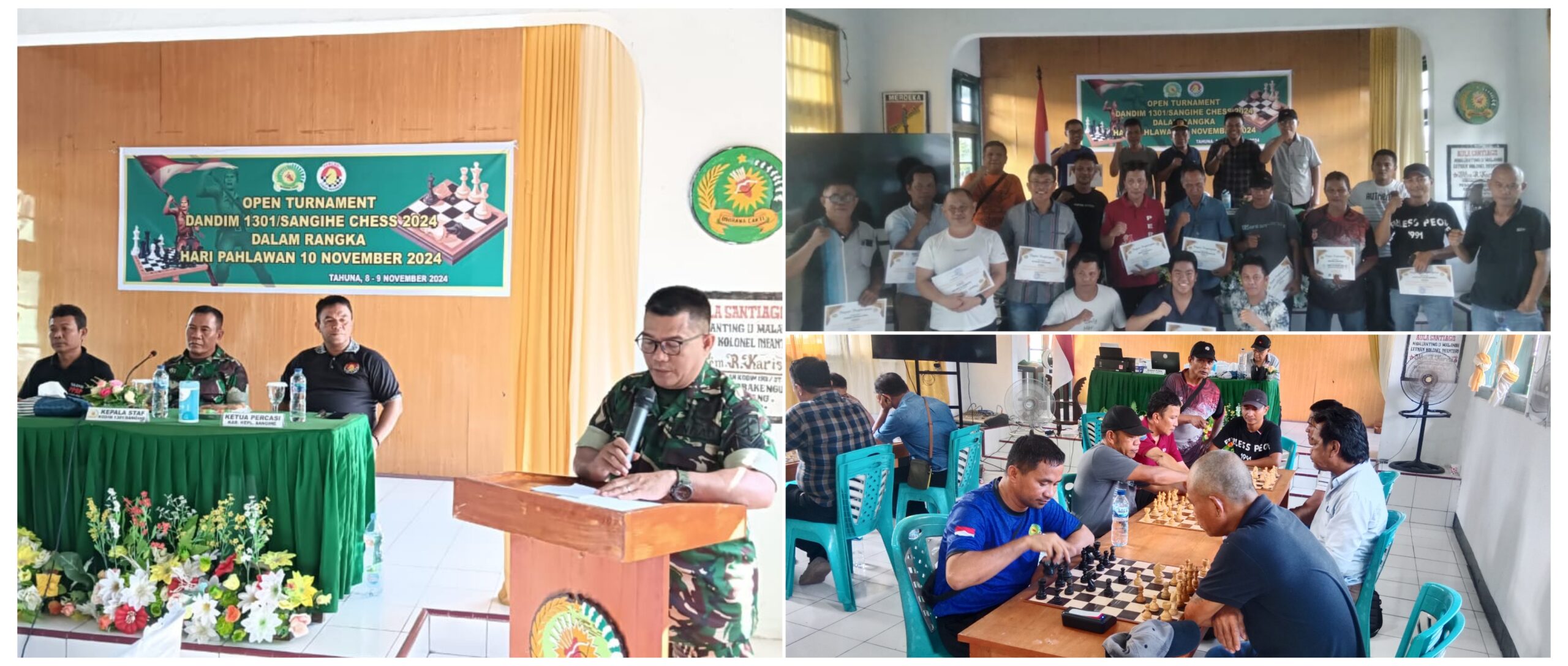 Open Turnamen Dandim 1301/Sangihe Chess 2024