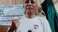 Mario Pangalila , warga Desa Tincep - Sonder, Kabupaten Minahasa. (Foto : ist)