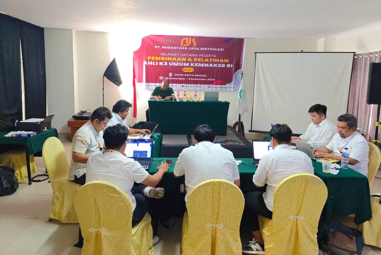 PT Nusantara Jasa Sertifikasi Gelar Pelatihan Ahli K3 Umum Batch ke-4